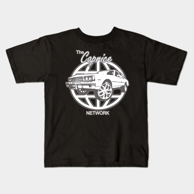 The Caprice Network Kids T-Shirt by Black Ice Design